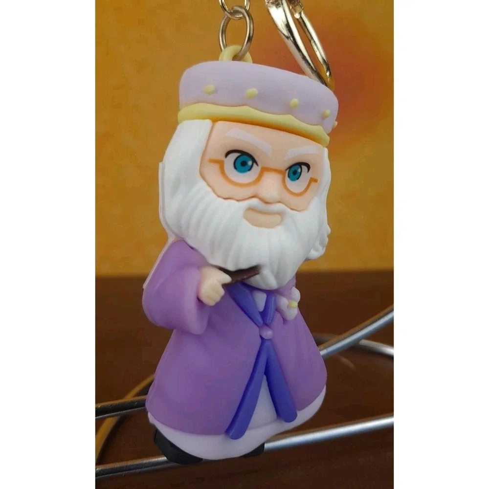 Harry Potter‎ Dumbledore Purple Keychain Backpack Clip PVC